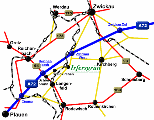 Anfahrtkarte